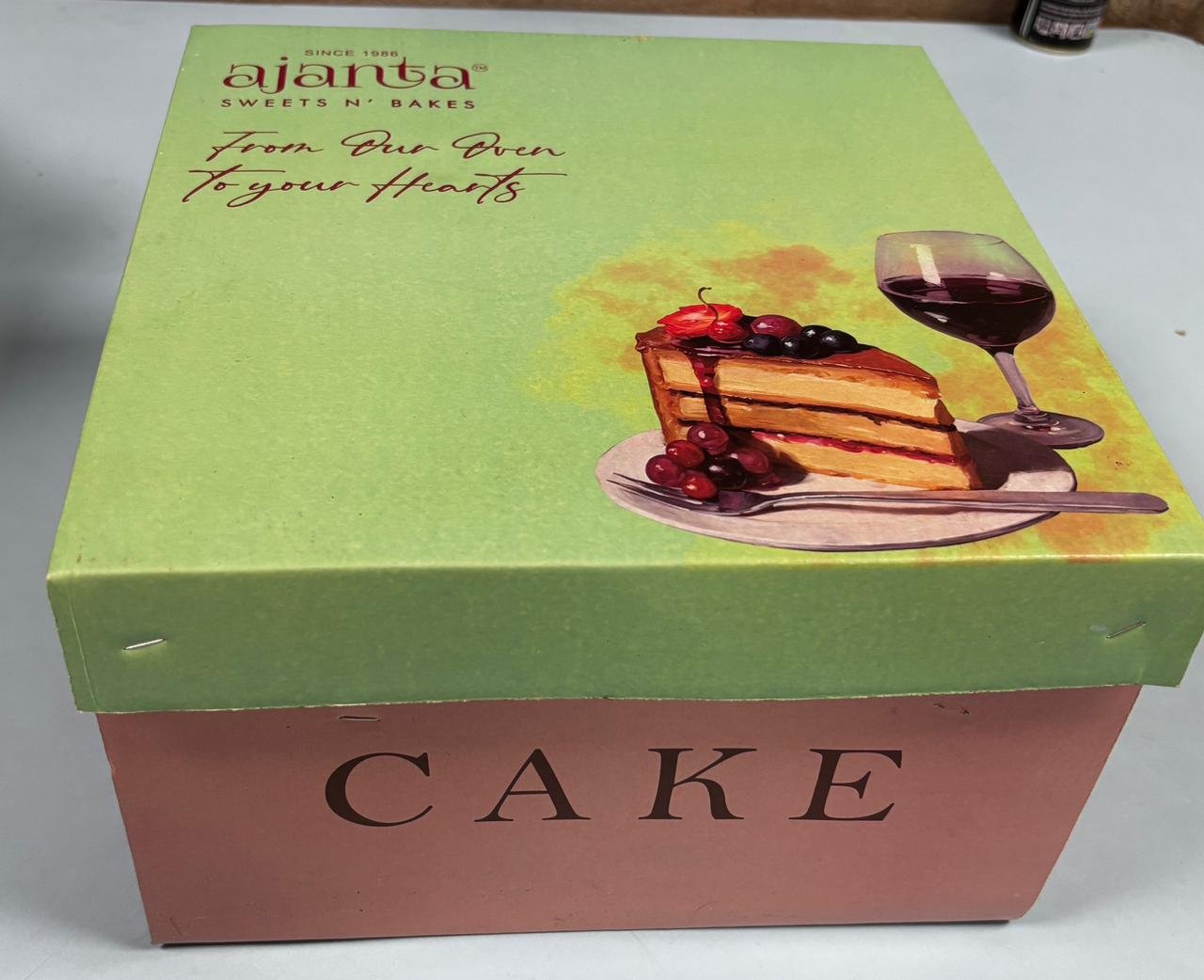 Ajanta Sweets & Bakes premium printed box